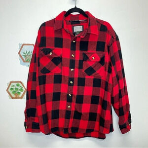 Guide’s choice pro elite Buffalo plaid men’s flannel shirt jacket